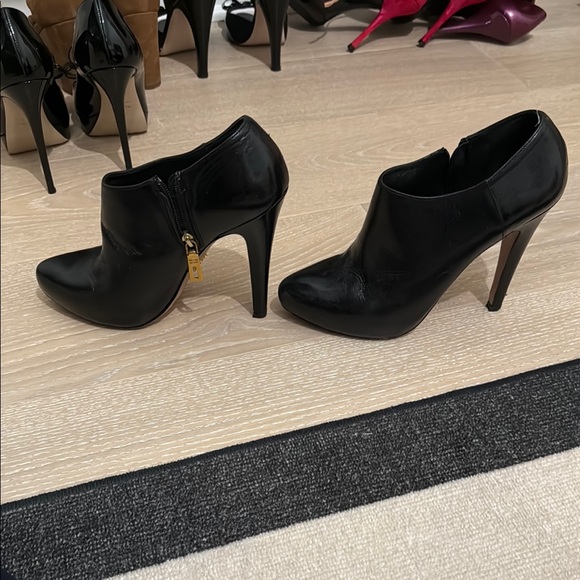 Prada Black High Heel Ankle Boots - Picture 4 of 4